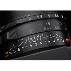 Fashion 28mm f/2.0 Summicron-M ASPH Lens (Black, 2023 Version) Wide Angle
