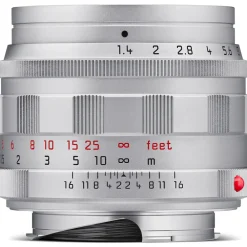 Hot Summilux-M 50mm f/1.4 Lens (Silver, 2025 Version) Normal Lenses