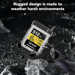 Fashion 512GB Professional GOLD Series CFexpress 4.0 Type B Memory Card Memory Cards|Memory Cards