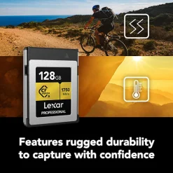 Outlet 128GB Professional GOLD Series CFexpress Type B Memory Card Memory Cards|Memory Cards