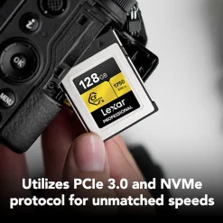 Outlet 128GB Professional GOLD Series CFexpress Type B Memory Card Memory Cards|Memory Cards