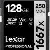Fashion 128GB Professional 1667x UHS-II SDXC Memory Card Memory Cards|Memory Cards