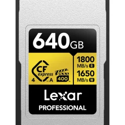 Sale 640GB Professional GOLD Series CFexpress 4.0 Type A Memory Card Memory Cards|Memory Cards