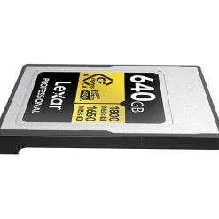Sale 640GB Professional GOLD Series CFexpress 4.0 Type A Memory Card Memory Cards|Memory Cards