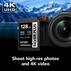 Outlet 128GB Professional SILVER PLUS UHS-I SDXC Memory Card Memory Cards|Memory Cards