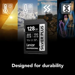 Outlet 128GB Professional SILVER PLUS UHS-I SDXC Memory Card Memory Cards|Memory Cards