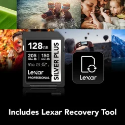 Outlet 128GB Professional SILVER PLUS UHS-I SDXC Memory Card Memory Cards|Memory Cards