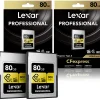 Clearance 80GB Professional GOLD Series CFexpress Type A Memory Card (2-Pack) Memory Cards|Memory Cards