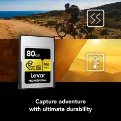 Online 80GB Professional GOLD Series CFexpress Type A Memory Card Memory Cards|Memory Cards