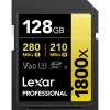 Clearance 128GB Professional GOLD Series 1800x UHS-II SDXC Memory Card Memory Cards|Memory Cards