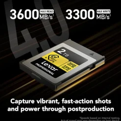 Best 2TB Professional GOLD Series CFexpress 4.0 Type B Memory Card Memory Cards|Memory Cards