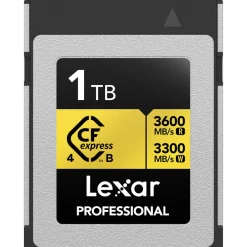 Clearance 1TB Professional GOLD Series CFexpress 4.0 Type B Memory Card Memory Cards|Memory Cards