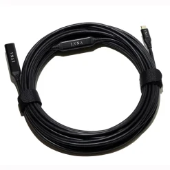 Best 32.8 ft. Female USB-C to Male USB-C Active Extension Cable (Black) Cables