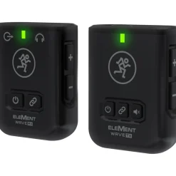 Fashion EleMent Wave LAV Compact Digital Wireless Lavalier Microphone System for Cameras and Smartphones (2.4 GHz) Wireless Audio Systems