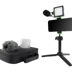 Hot EM-93MK Complete Mobile Vlogger Kit Video Tripods & Supports