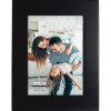 Fashion 5 x 7 in. Wide Linear Manhattan Frame (Black) Frames Albums