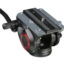 Sale 500 Fluid Video Head with 190X Video Aluminum Tripod & Leveling Column Kit Tripod Kits