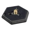 Clearance 030-38 Hexagonal Quick Release Plate with 3/8in. Screw Tripod Accessories