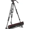 Best 608 Nitrotech Fluid Video Head and Aluminum Twin Leg Tripod with Ground Spreader Video Tripods & Supports
