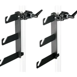 Online Background Holder Hooks and Super Clamps for 3 Backgrounds - Set of 2 Light Stand Accessories
