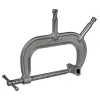 Outlet 6 In. C-Clamp with 5/8 Baby Pins Grip Heads & Arms