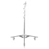 Clearance Junior Triple Riser Rolling Steel Stand Light Stands