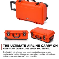 Sale 935 Wheeled Hard Case with Foam Insert (Orange, 28.5L) Hard Cases & Large Equipment Bags|Hard Cases & Large Bags
