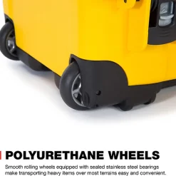 New 935 Wheeled Hard Case with Foam Insert (Yellow, 28.5L) Hard Cases & Large Equipment Bags|Hard Cases & Large Bags