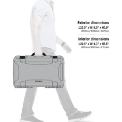 Online 935 Wheeled Hard Case with Foam Insert (Silver, 28.5L) Hard Cases & Large Equipment Bags|Hard Cases & Large Bags