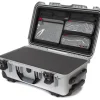 Online 935 Wheeled Hard Utility Case with Foam Insert & Lid Organizer (Silver) Hard Cases & Large Bags