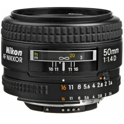 New AF Nikkor 50mm f/1.4D Autofocus Lens Normal Lenses