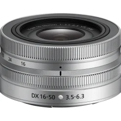 Sale NIKKOR Z DX 16-50mm f/3.5-6.3 VR Lens (Silver) Zoom Lenses