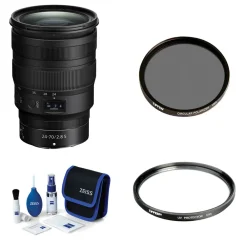 Online NIKKOR Z 24-70mm f/2.8 S Lens with Filters and Cleaning Kit Normal Lenses