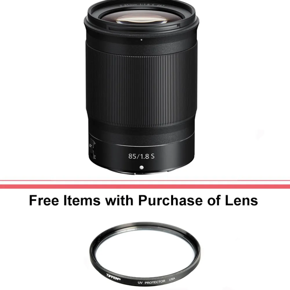 Discount NIKKOR Z 85mm f/1.8 S Lens Telephoto Lenses