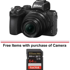 Fashion Z 50 Mirrorless Digital Camera with 16-50mm Lens Mirrorless