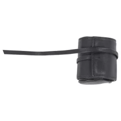 Sale Donau Cowhide Leather Lenswrap (Small, Black) Camera Bags