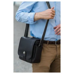 Discount George Leather Camera Bag (Black) Camera Bags