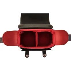 New Louis Camera Bag for Leica M11 (Black/Red Stitching) Camera Bags