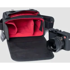 New The Q Bag for Leica Q1 or Q2 Camera (Black with Red Interior) Camera Bags