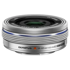 New M.ZUIKO AF Digital ED 14-42mm F3.5-5.6 EZ Lens (Silver) Zoom Lenses