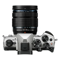 Online OM-5 Mark II Mirrorless Micro Four Thirds Digital Camera with 12-45mm f/4 PRO Lens (Silver) Mirrorless