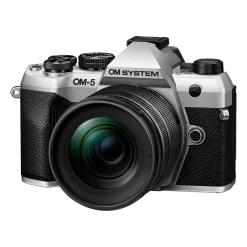 Online OM-5 Mark II Mirrorless Micro Four Thirds Digital Camera with 12-45mm f/4 PRO Lens (Silver) Mirrorless