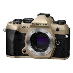 Discount OM-5 Mark II Mirrorless Micro Four Thirds Digital Camera Body (Sand Beige) Mirrorless