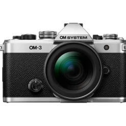 Online OM-3 Mirrorless Digital Camera with 12-45mm f/4 PRO Lens (Silver) Mirrorless