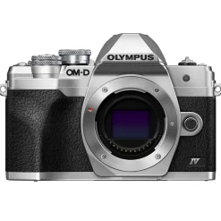 New OM-D E-M10 Mark IV Mirrorless Micro Four Thirds Digital Camera Body (Silver) Mirrorless