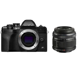 Best OM-D E-M10 Mark IV Mirrorless Micro Four Thirds Digital Camera Body (Black) with M. Zuiko Digital ED 14-42mm f/3.5-5.6 II Micro 4/3 Lens (Black) Mirrorless