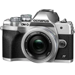 Discount OM-D E-M10 Mark IV Mirrorless Micro Four Thirds Digital Camera with 14-42mm Lens (Silver) Mirrorless