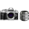Fashion OM-D E-M10 Mark IV Mirrorless Micro Four Thirds Digital Camera Body (Silver) with M. Zuiko Digital ED 14-42mm f/3.5-5.6 II Micro 4/3 Lens (Silver) Mirrorless