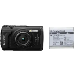 Sale Tough TG-7 Digital Camera (Black) with LI-92B Rechargeable Lithium-Ion Battery Point & Shoot