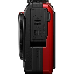 Hot Tough TG-7 Digital Camera (Red) with LI-92B Rechargeable Lithium-Ion Battery Point & Shoot